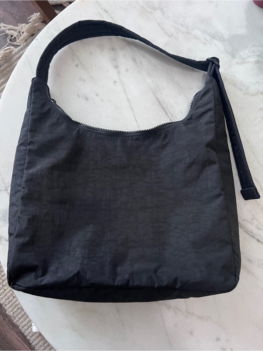 BAGGU Black Shoulder Hobo Bag
